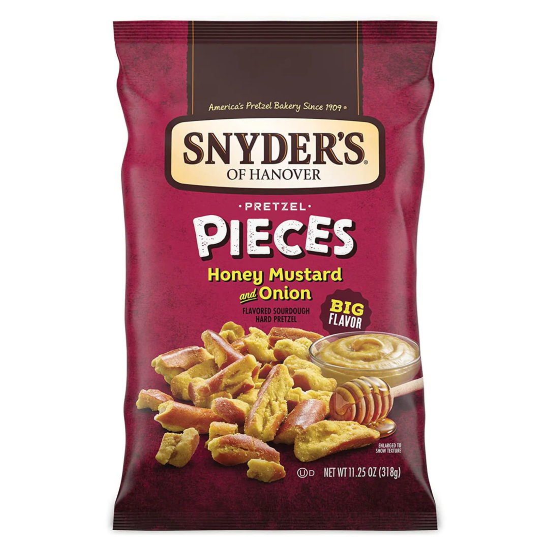 Snyder&#39;s Honey Mustard &amp; Onion Pretzel Pieces