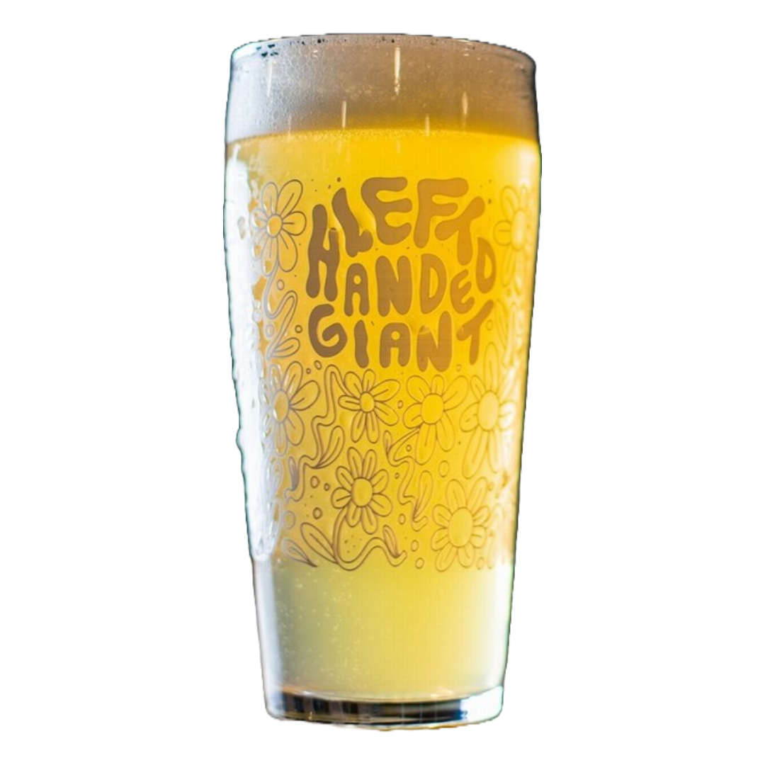 Left Handed Giant Pint Glass