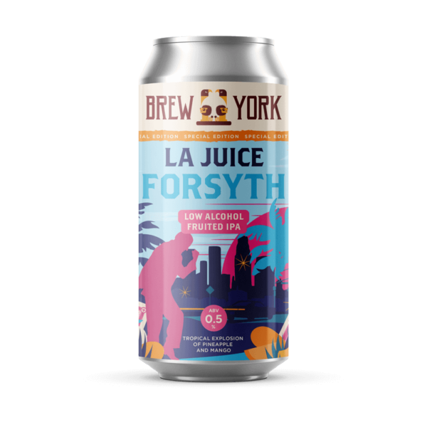 Brew York LA Juice Forsyth Low Alcohol Fruited IPA