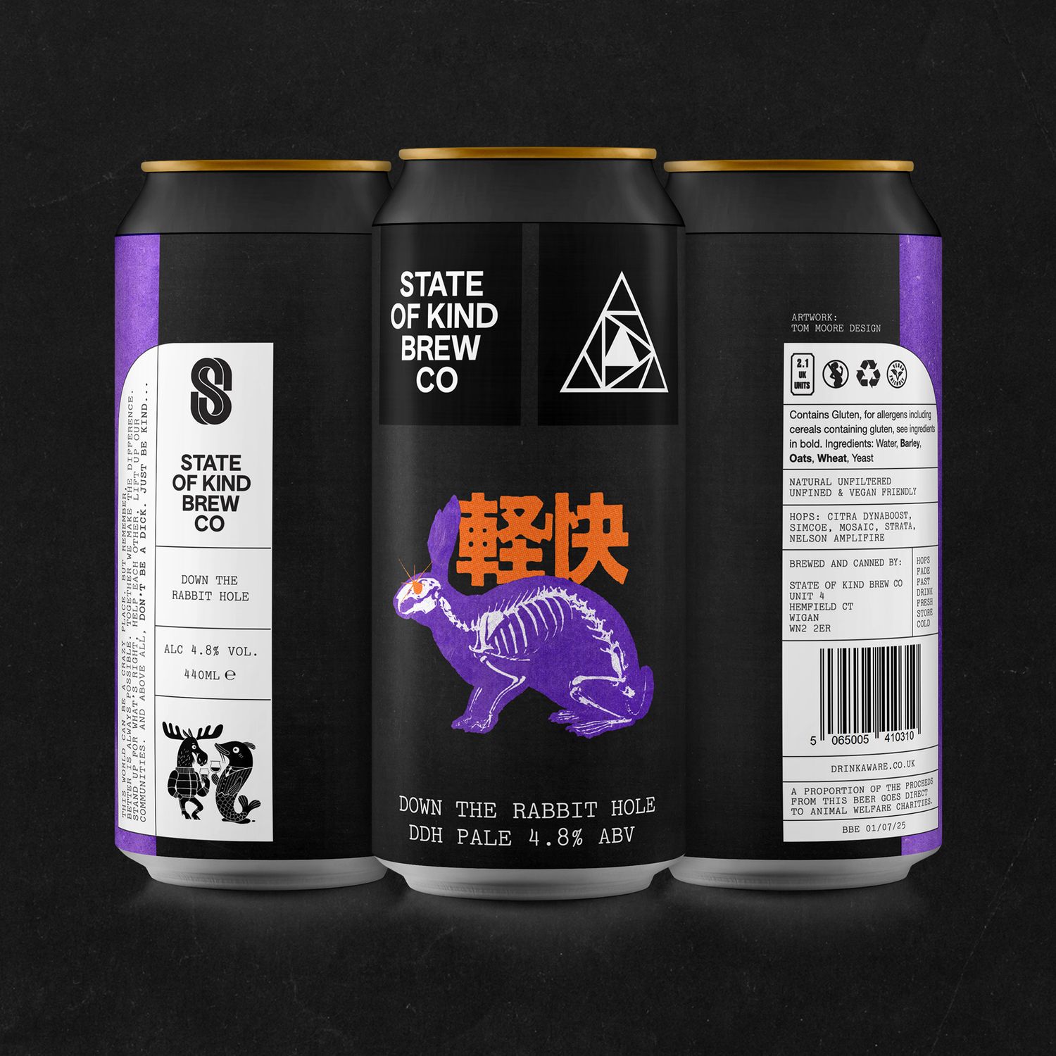 State of Kind x Glasshouse Down the Rabbit Hole DDH Pale Ale State of Kind x Glasshouse Down the Rabbit Hole DDH Pale Ale
