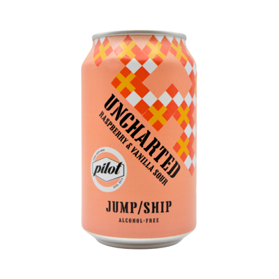 Jump Ship x Pilot Uncharted Raspberry &amp; Vanilla Alcohol Free Sour