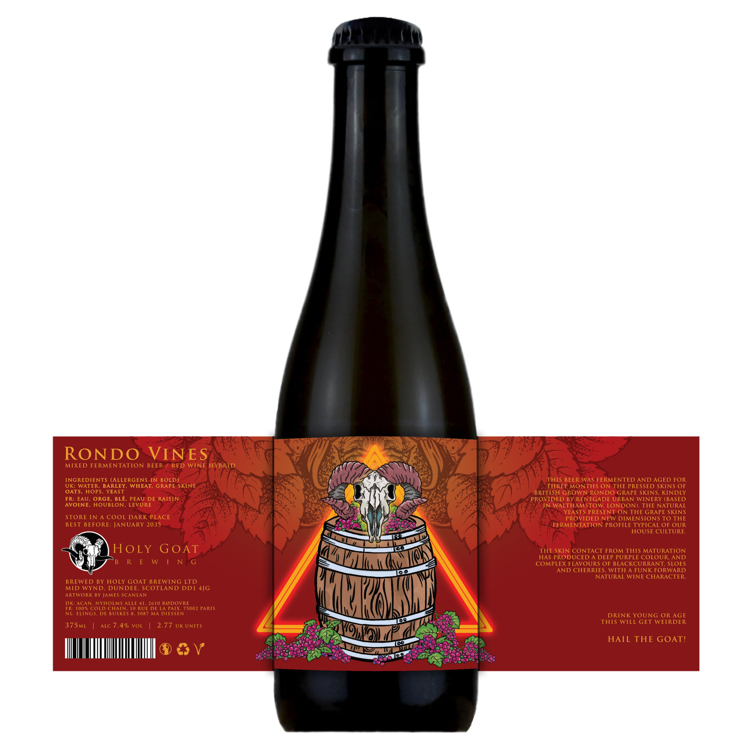 Holy Goat Rondo Vines Mixed Fermentation Beer