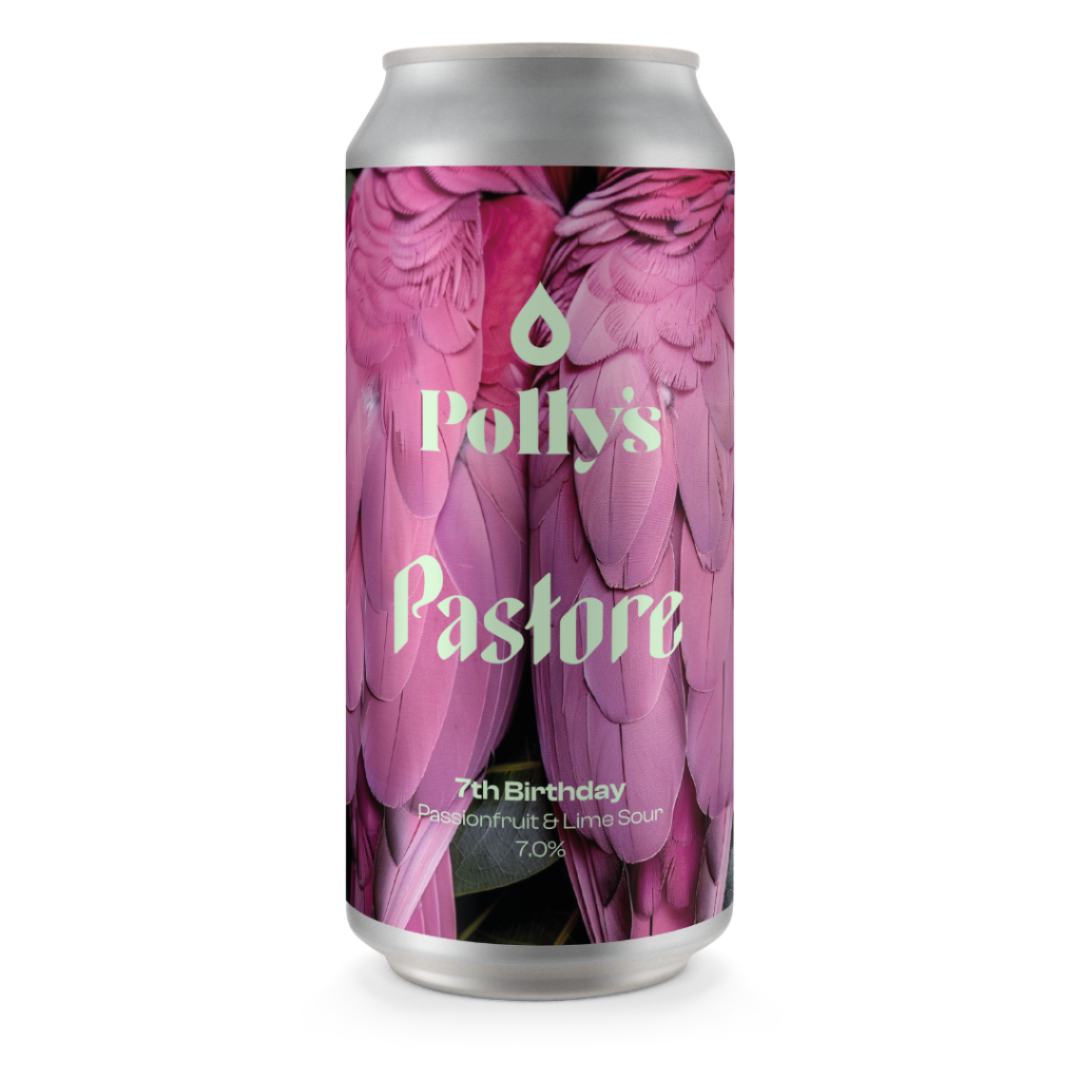 Polly&#39;s x Pastore 7th Birthday Passionfruit &amp; Lime Sour