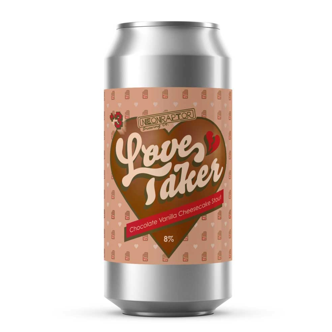 Neon Raptor Love Taker Chocolate Vanilla Cheesecake Stout