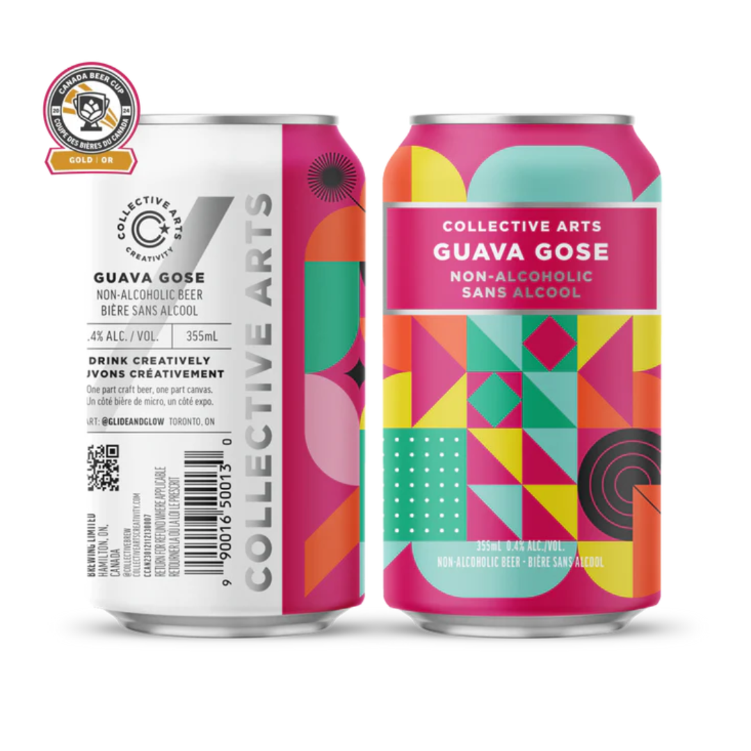 Collective Arts Non Alcoholic Guava Gose