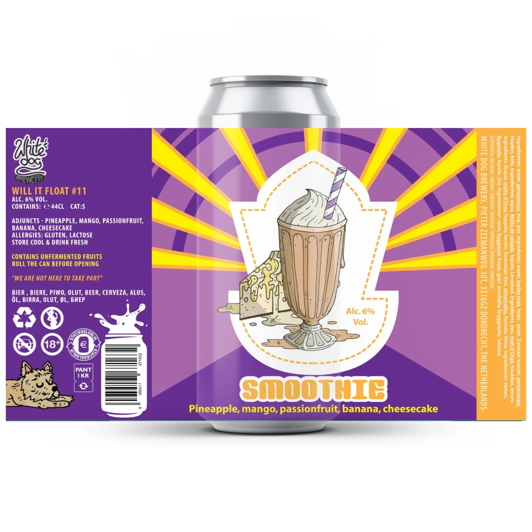 White Dog Will It Float #11 Smoothie Sour White Dog Will It Float #11 Smoothie Sour