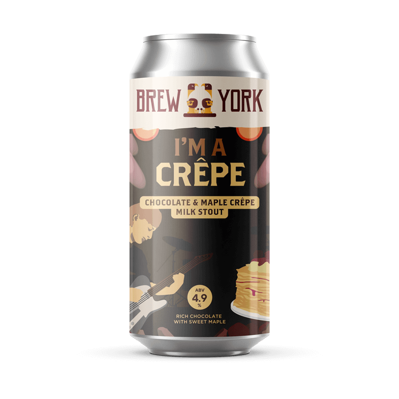Brew York I'm A Crepe Chocolate & Maple Crepe Milk Stout Brew York I'm A Crepe Chocolate & Maple Crepe Milk Stout