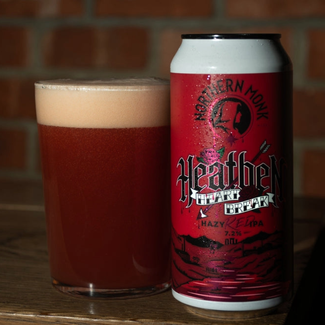 Northern Monk Heathen Heartbreak Hazy Red IPA