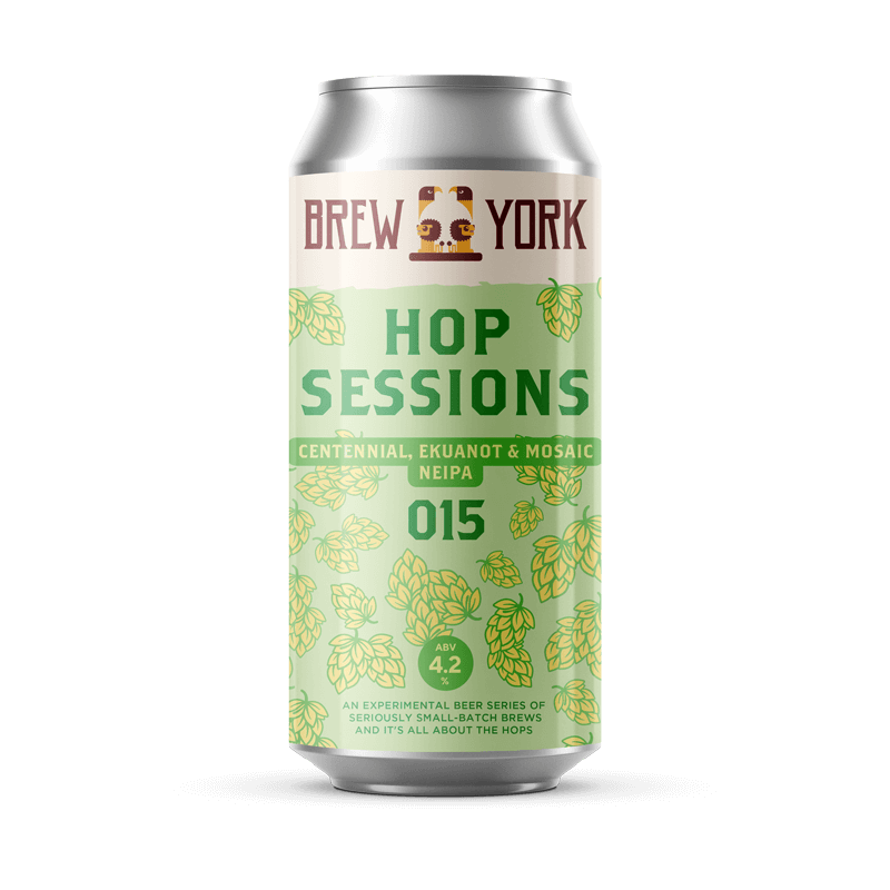 Brew York Hop Sessions 015 Centennial Ekuanot & Mosaic NE IPA Brew York Hop Sessions 015 Centennial Ekuanot & Mosaic NE IPA