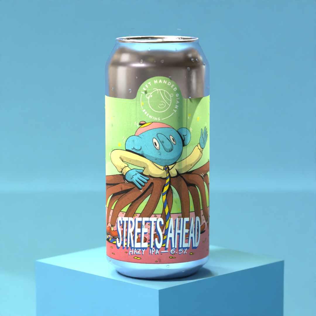 Left Handed Giant Streets Ahead Hazy IPA Left Handed Giant Streets Ahead Hazy IPA