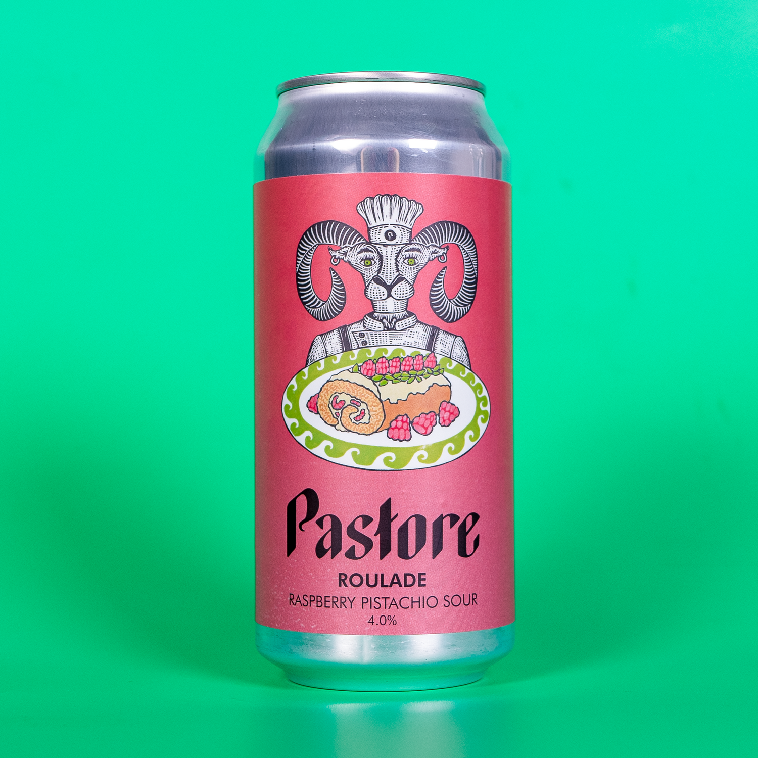 Pastore Roulade Raspberry Pistachio Sour