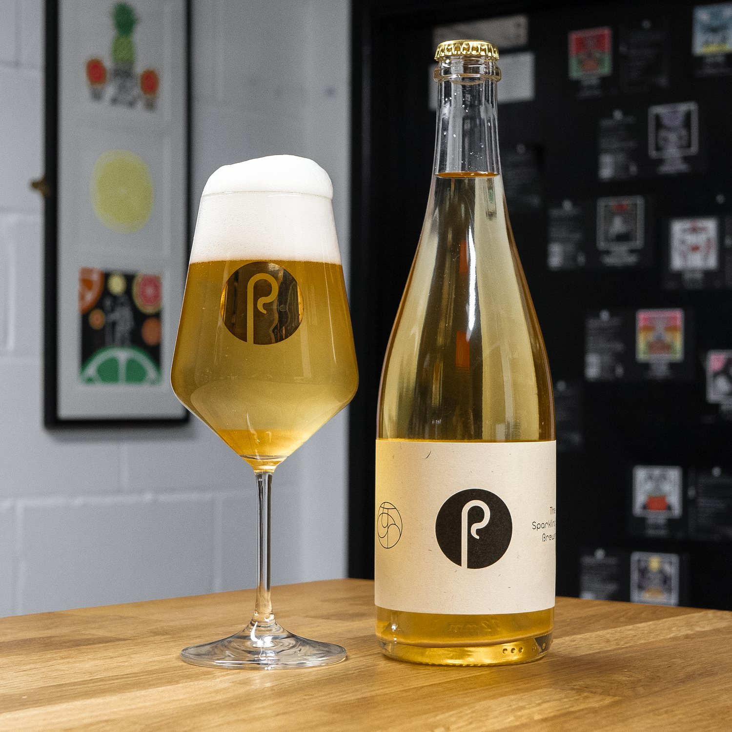 Pastore x The Sparkling Sake Brewery Sake Kasu Beer Wild Ale