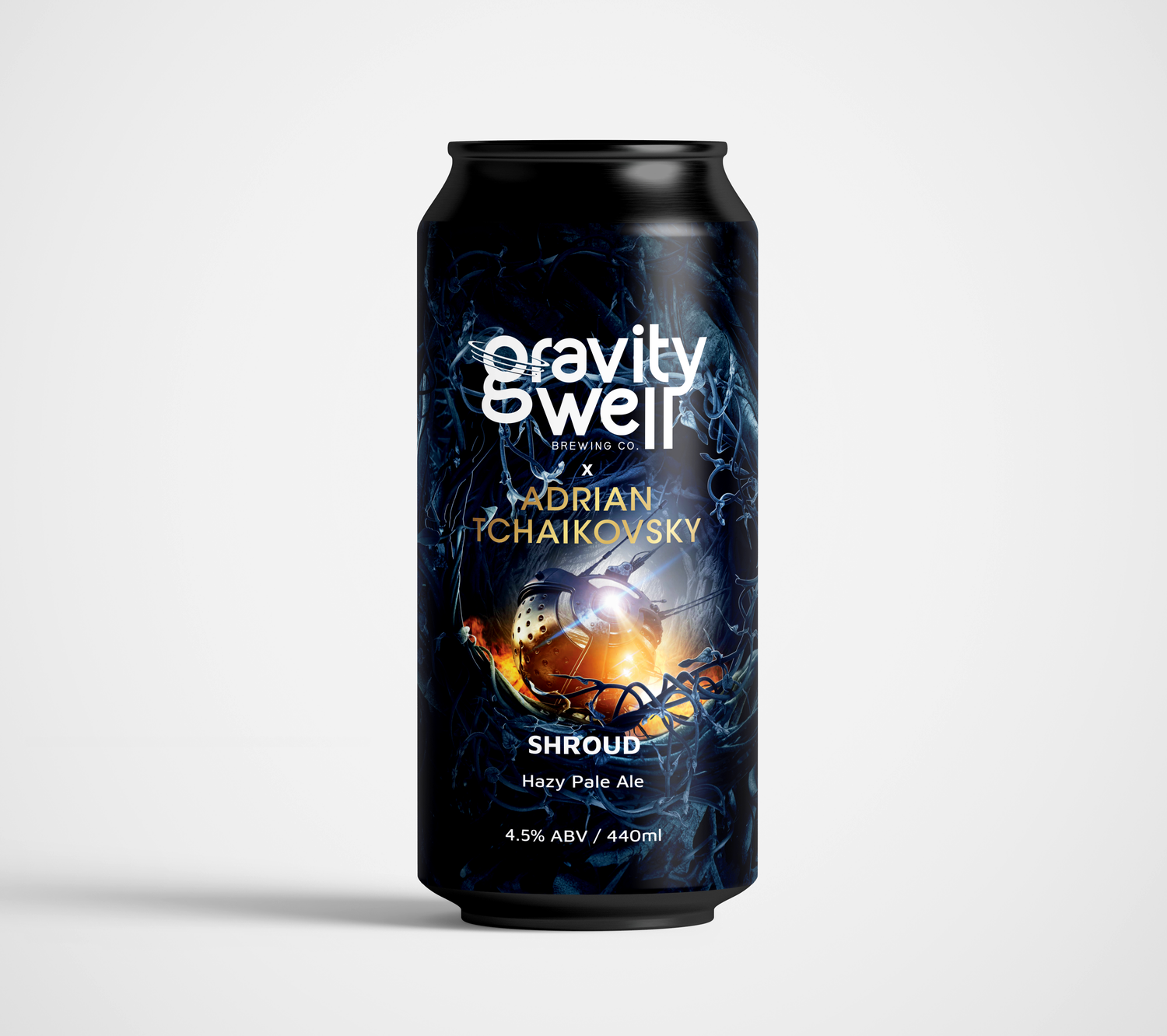 Gravity Well x Adrian Tchaikovsky Shroud Hazy Pale Ale Gravity Well x Adrian Tchaikovsky Shroud Hazy Pale Ale