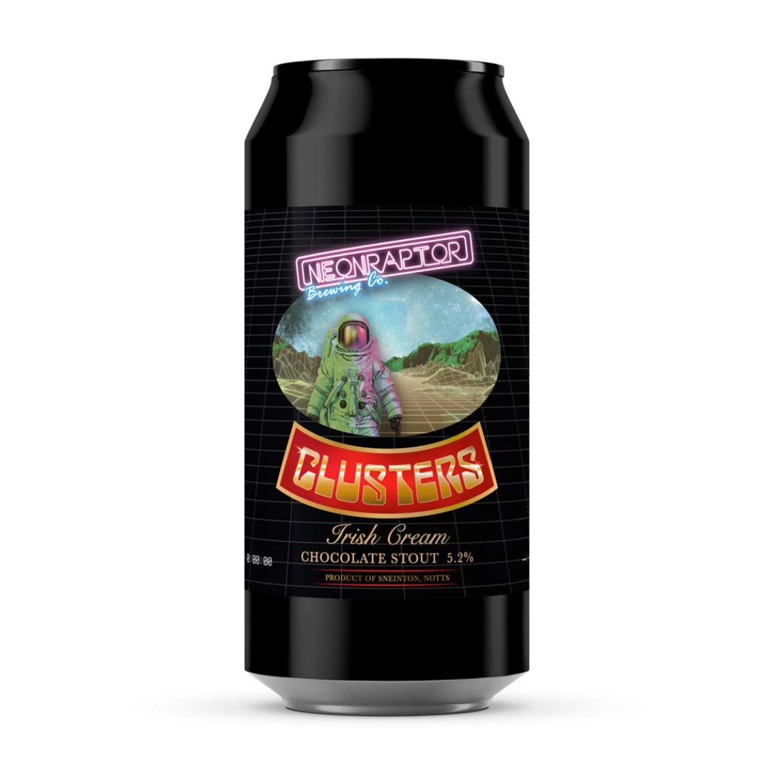 Neon Raptor Clusters Irish Cream Chocolate Stout Neon Raptor Clusters Irish Cream Chocolate Stout