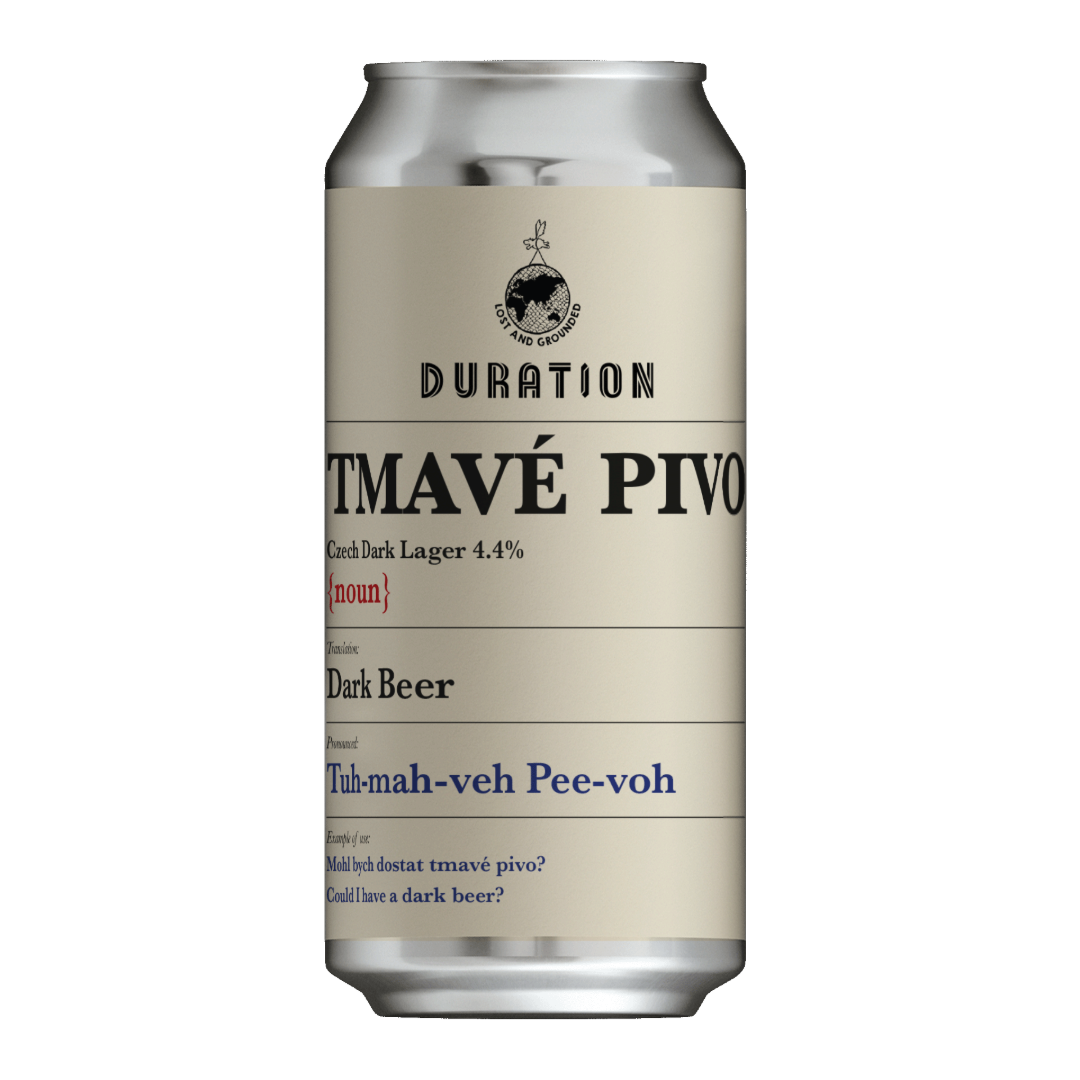 Duration x Lost & Grounded Tmave Pivo Czech Dark Lager Duration x Lost & Grounded Tmave Pivo Czech Dark Lager
