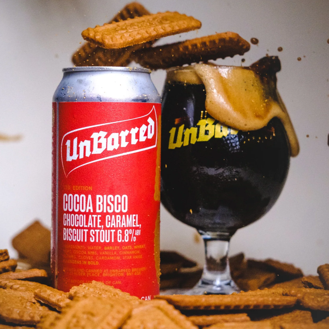 UnBarred Cocoa Bisco Chocolate Caramel Biscuit Stout UnBarred Cocoa Bisco Chocolate Caramel Biscuit Stout