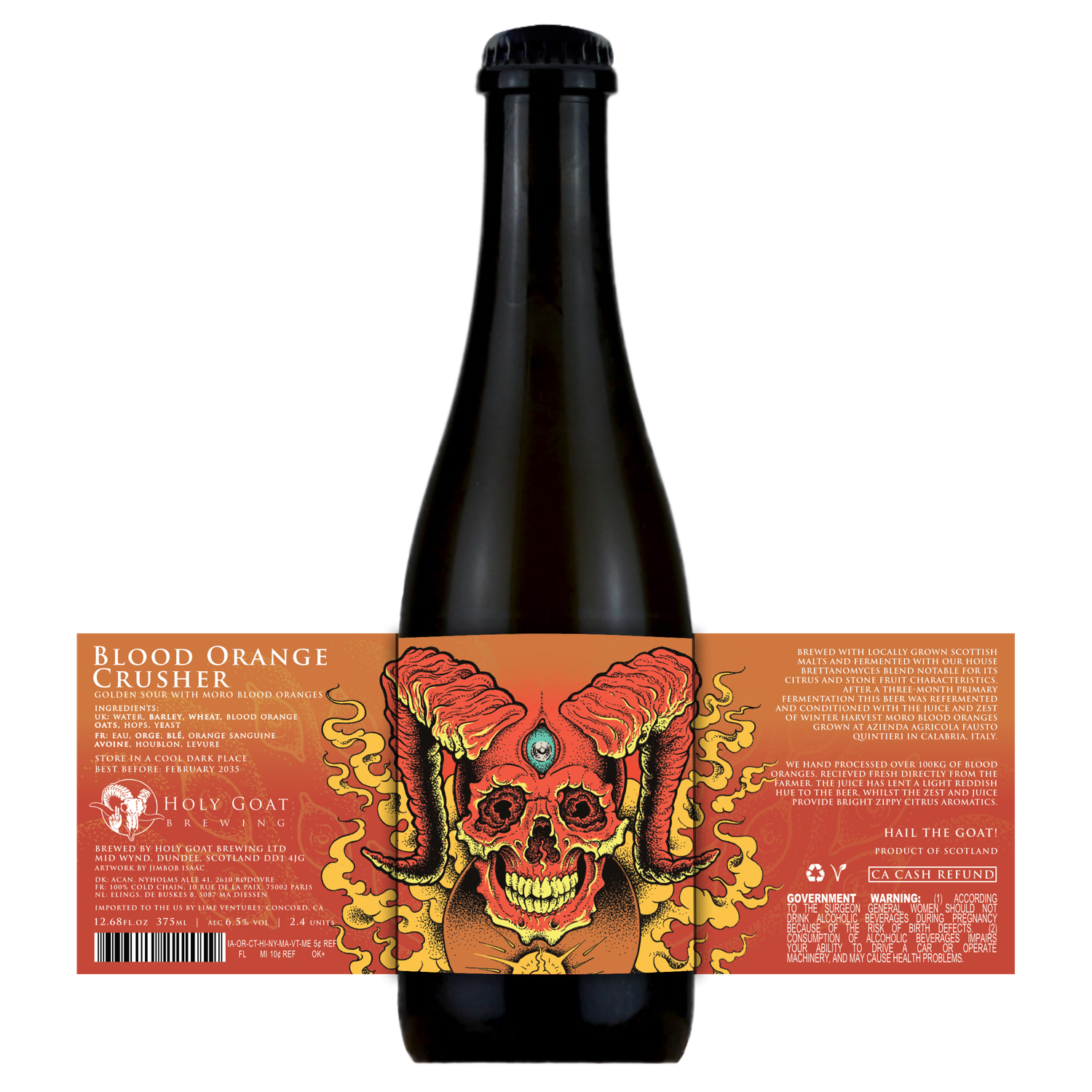 Holy Goat Blood Orange Crusher Golden Sour
