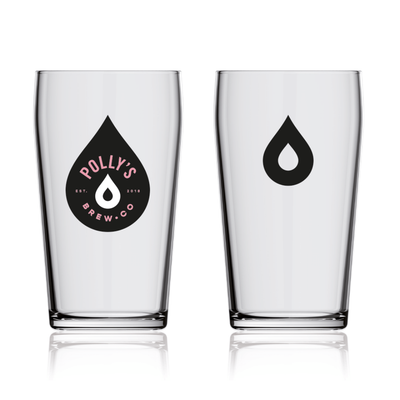 Polly&#39;s Brew Brent Pint Glass