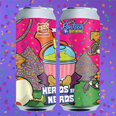 450 North x Pontoon Herds of Nerds Slushy XXL Smoothie Sour