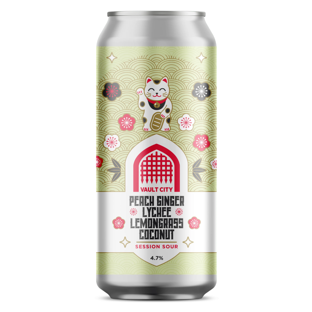 Vault City Peach Ginger Lychee Lemongrass Coconut Session Sour