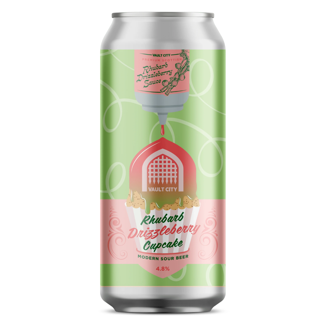 Vault City Rhubarb Drizzleberry Cupcake Sour