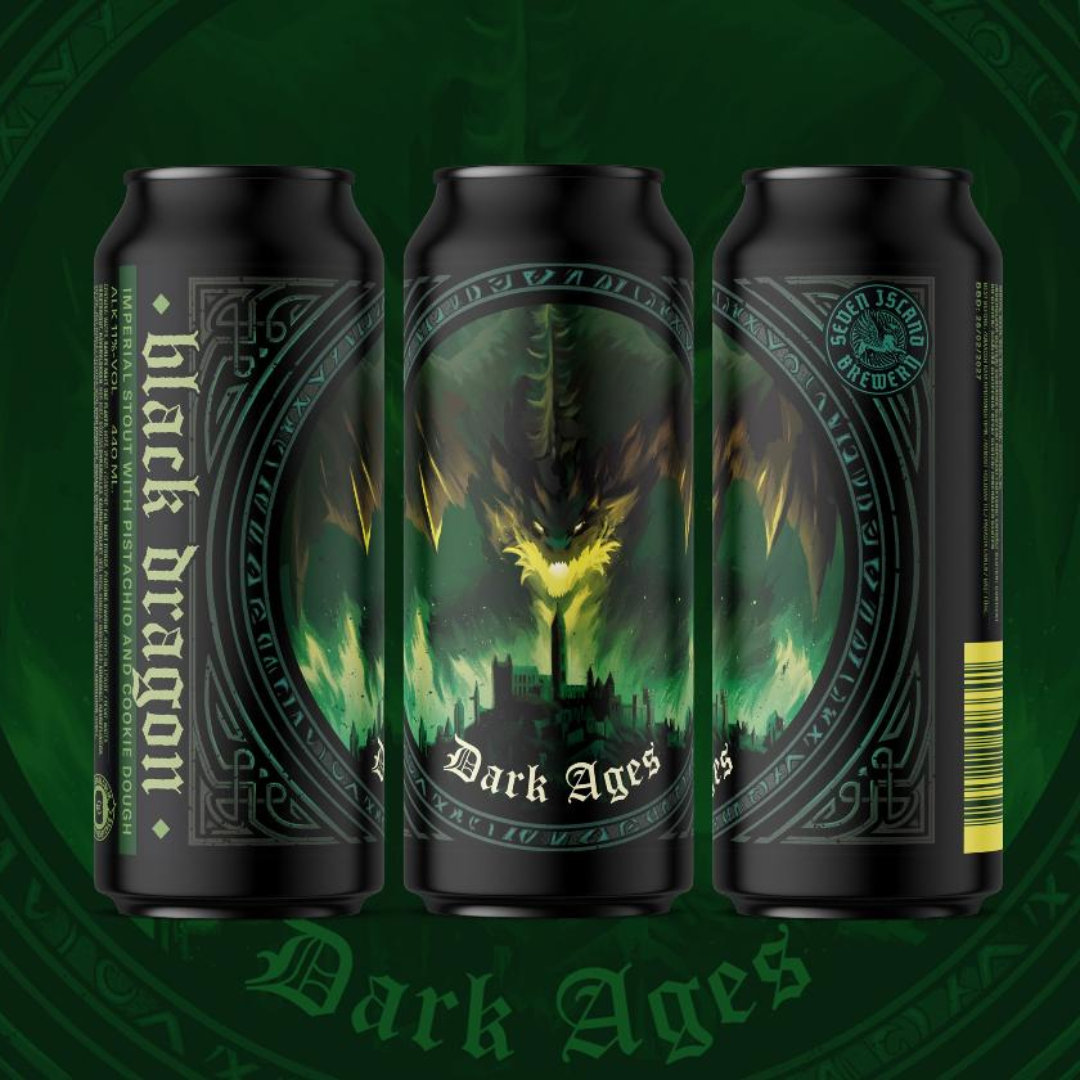 Seven Island Dark Ages Black Dragon Imperial Stout Seven Island Dark Ages Black Dragon Imperial Stout