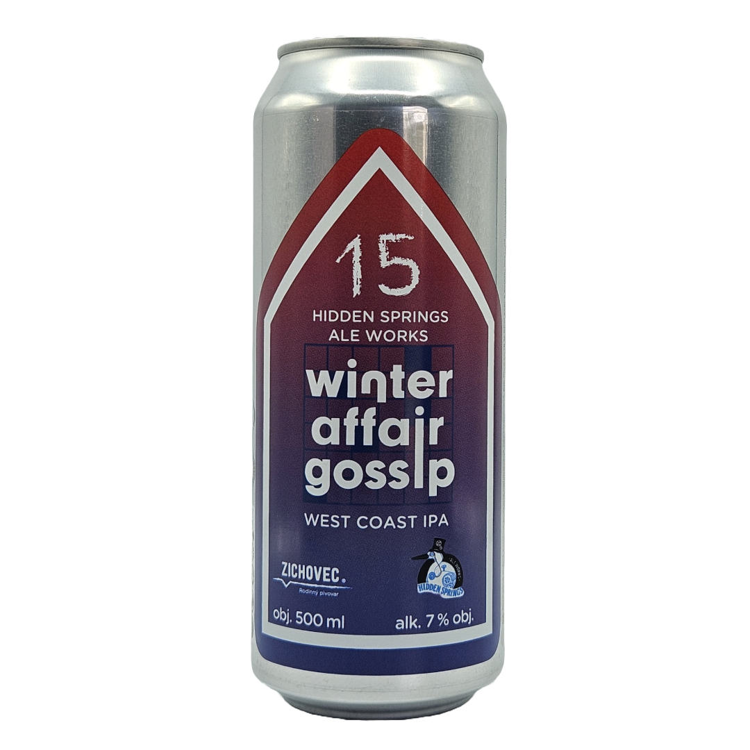 Zichovec x Hidden Springs 15 Winter Affair Gossip WC IPA
