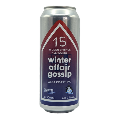 Zichovec x Hidden Springs 15 Winter Affair Gossip WC IPA