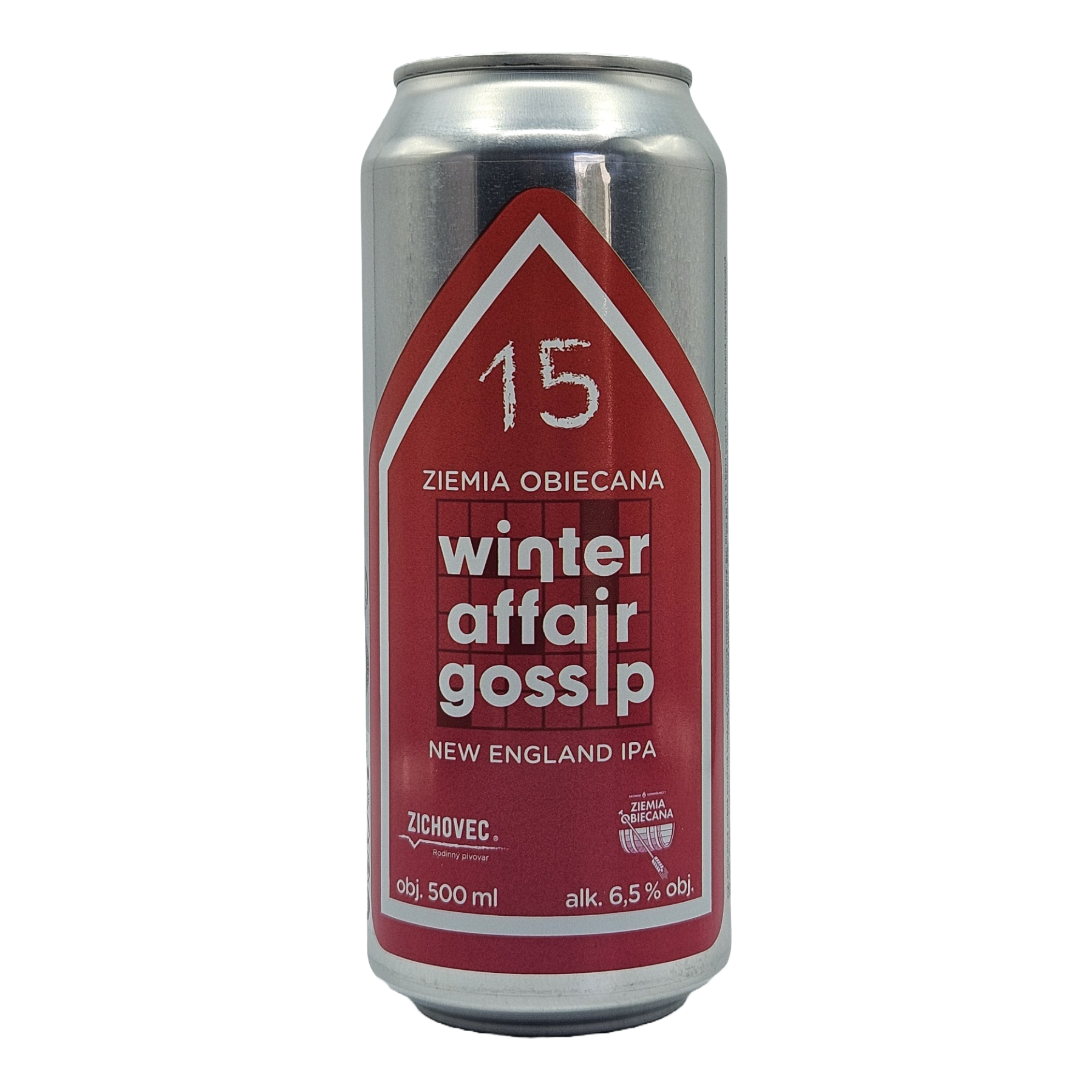 Zichovec x Ziemia Obiecana 15 Winter Affair Gossip NE IPA