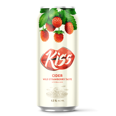 Kiss Cider Wild Strawberry Taste