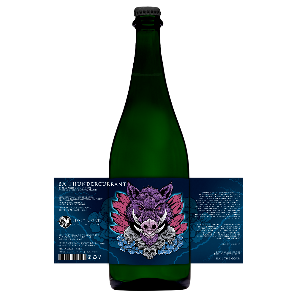 Holy Goat BA Thundercurrant Fruited Sour