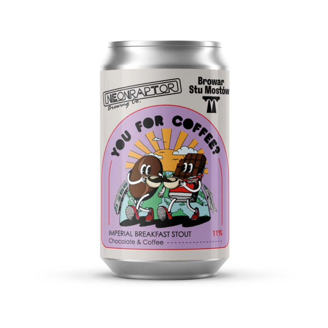 Neon Raptor x Stu Mostow You For Coffee? Imperial Breakfast Stout