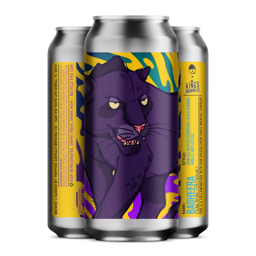 Tripping Animals x Kings Brewing Bagheera Fruited Sour