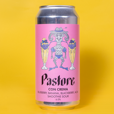 Pastore Con Crema Blueberry Banana Blackberry Acai Smoothie Sour