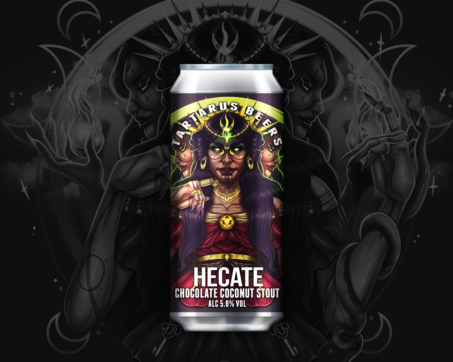 Tartarus Hecate Dark Chocolate &amp; Coconut Stout