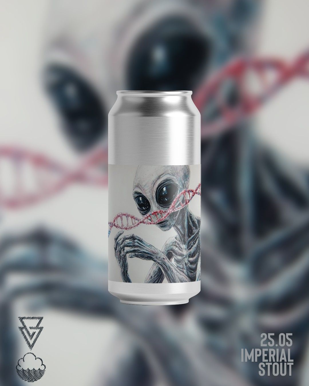 Azvex x Cloudwater Project Genome 25.05 Imperial Stout Azvex x Cloudwater Project Genome 25.05 Imperial Stout