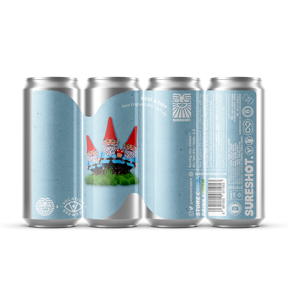 Sureshot x Vocation Neat & Tidy NE IPA Sureshot x Vocation Neat & Tidy NE IPA