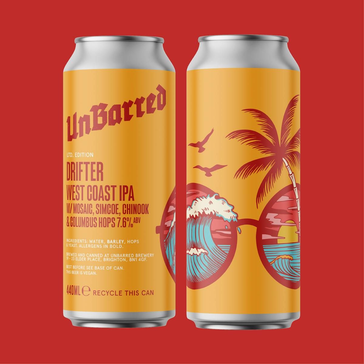 UnBarred Drifter West Coast IPA UnBarred Drifter West Coast IPA