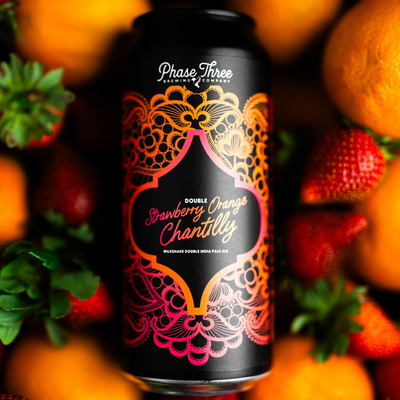 Phase Three Double Strawberry Orange Chantilly Milkshake DIPA