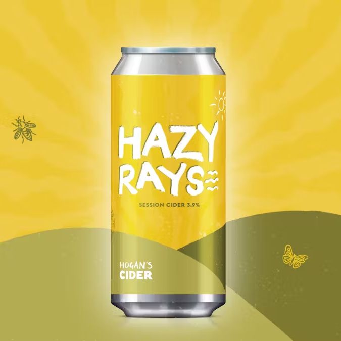 Hogan&#39;s Hazy Rays Medium-Sweet Cider