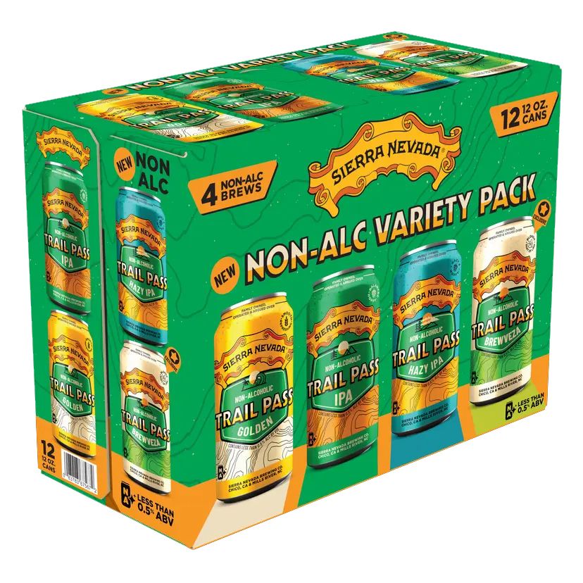 Sierra Nevada Non Alcoholic Trail Pass Variety 12 Pack