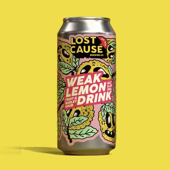 Lost Cause Weak Lemon Drink Fruit &amp; Barley Sour