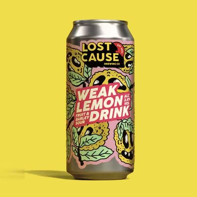 Lost Cause Weak Lemon Drink Fruit &amp; Barley Sour