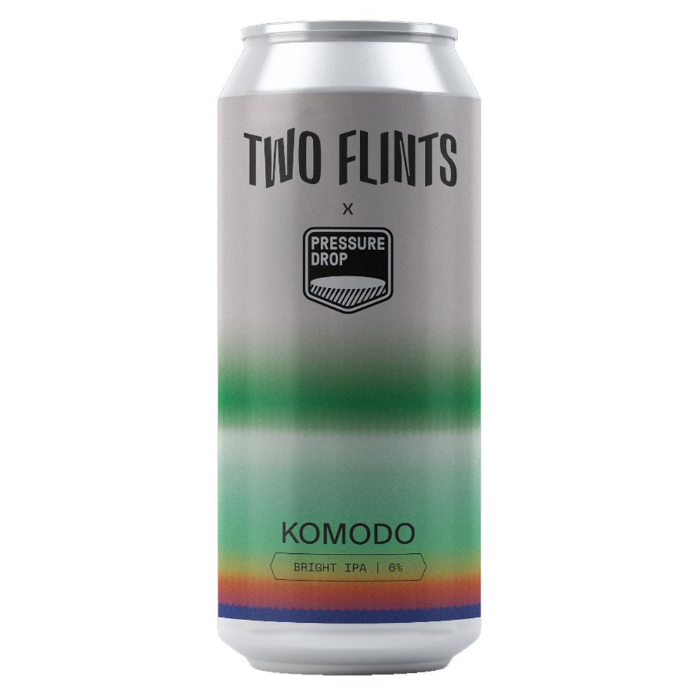 Two Flints Brewery x Pressure Drop Komodo Bright IPA