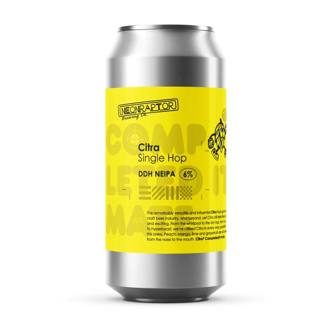 Neon Raptor CITRA Completed It Mate DDH NE IPA Neon Raptor CITRA Completed It Mate DDH NE IPA