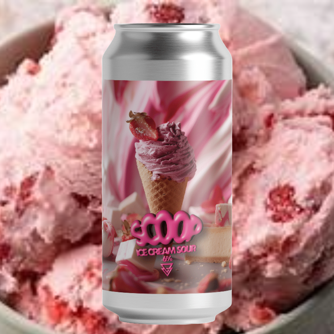 Azvex SCOOP Strawberry Cheesecake Ice Cream Sour Azvex SCOOP Strawberry Cheesecake Ice Cream Sour