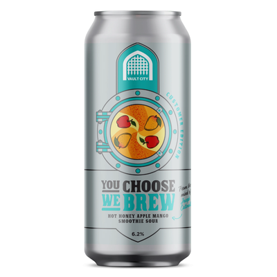 Vault City You Choose, We Brew Hot Honey Apple Mango Sour