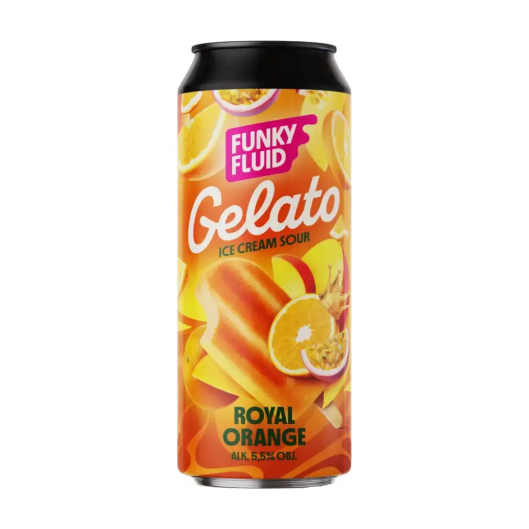 Funky Fluid Gelato Royal Orange Ice Cream Sour Funky Fluid Gelato Royal Orange Ice Cream Sour