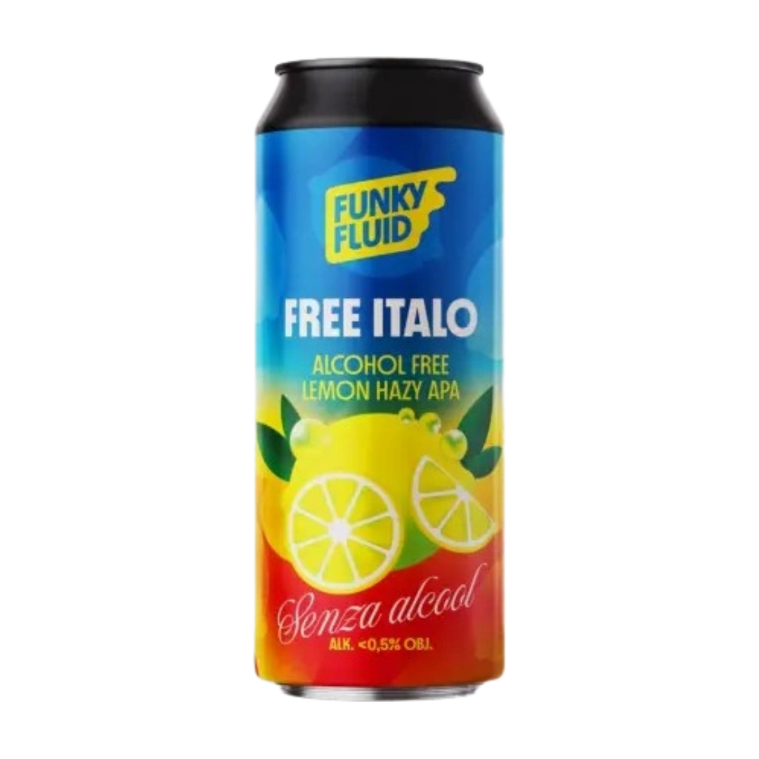 Funky Fluid Free Italo Alcohol Free Lemon Hazy APA