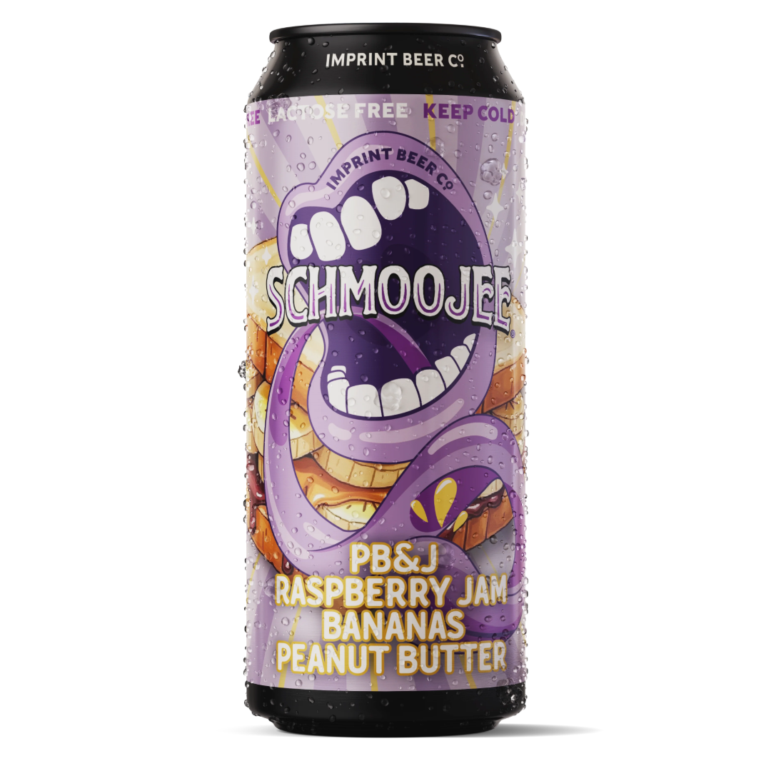 Imprint Schmoojee PB&amp;J Raspberry Jam Bananas Peanut Butter Pastry Sour